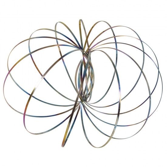 3D flow ring, 12.8cm , curcubeu