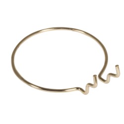 Suport metalic, rotund, 10cm auriu