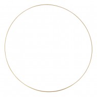 Inel metalic, gold, diam.60 cm