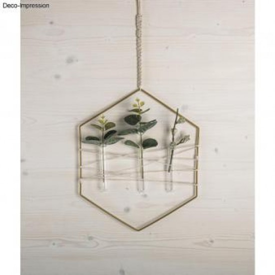 Sarma hexagonala metalic , Rayher , 3/set