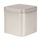 Cutie metalica patrata 7,6x7,6x7,6cm, cu capac, argintiu, Rayher