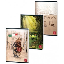 Caiet capsat PIGNA, A5 80 file, clasic, dictando