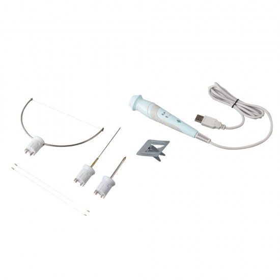 Cutter termic 3 în 1 pentru polistiren / styro , 3 accesorii diferite, Rayher