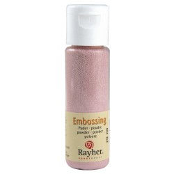 Pulbere embosare Rayher, 20 ml, opaca, rose Pulbere embosare Rayher, 20 ml, opaca, rose