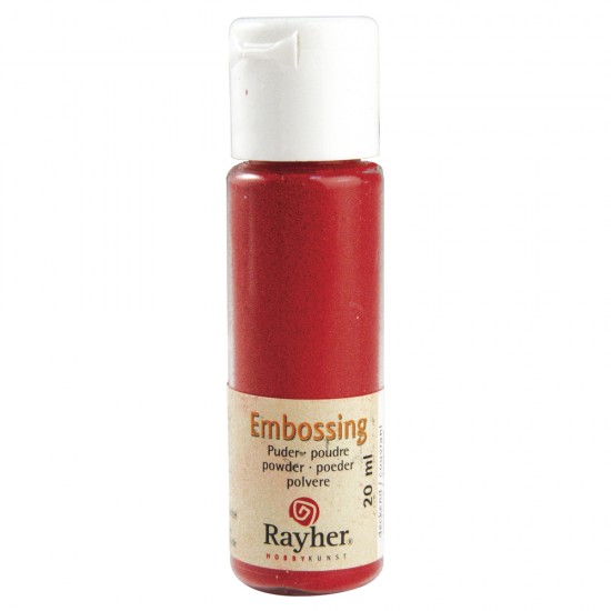 Pulbere embosare Rayher, 20 ml, opaca, classic red