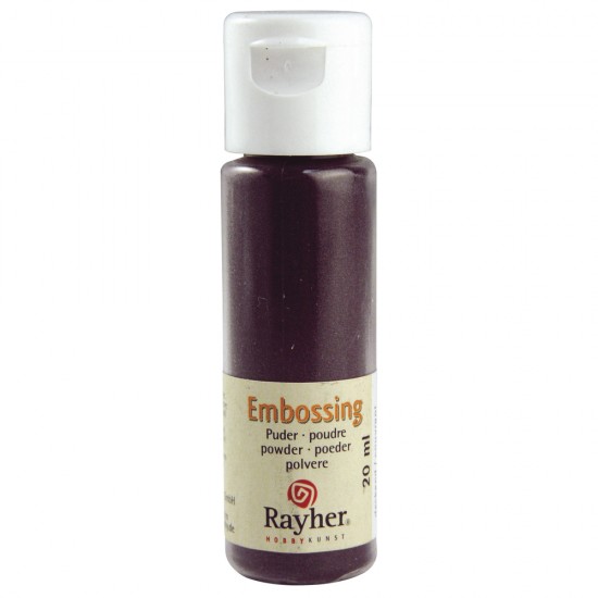 Pulbere embosare Rayher, 20 ml, opaca, blackberry