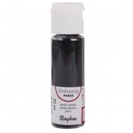 Pulbere embosare Rayher, 20 ml, opaca, black