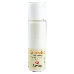 Pulbere embosare Rayher, 20 ml, iridescent, transparent