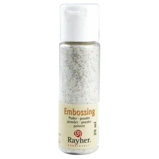Pulbere embosare Rayher, 20 ml, rainbow, transparent