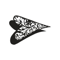 Stampila mini din silicon, inima, dimensiune 4x7 cm Stampila mini din silicon, inima, dimensiune 4x7 cm