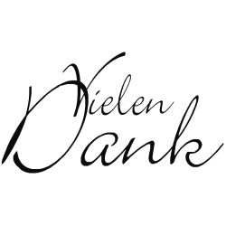Stampila Rayher,, Vielen Dank, 3x5 cm Stampila Rayher,, Vielen Dank, 3x5 cm
