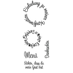 Stampila Rayher, Konfirmation 2 , 5 writings Stampila Rayher, Konfirmation 2 , 5 writings