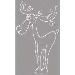 Stampila Rayher, din lemn, Ren, dimensiune 6x9 cm Stampila Rayher, din lemn, Ren, dimensiune 6x9 cm