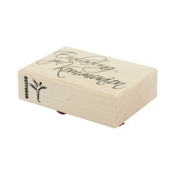 Stampila Rayher, din lemn Einladung zur Kommunion , 5x7cm, item 1