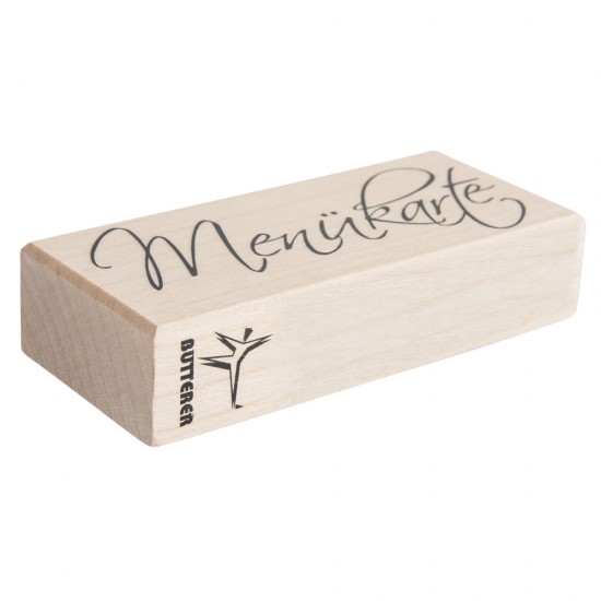 Stampila Rayher, din lemn Menukarte , 4x9cm, item 1