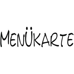Stampila Rayher, din lemn Menukarte , 3x9cm, item 1