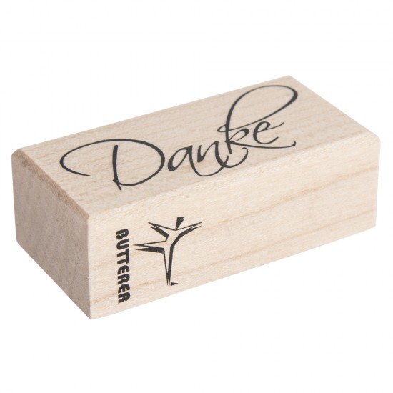 Stampila Rayher, din lemn Danke , 3x6cm, item 1
