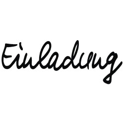 Stampila Rayher,, Einladung, 3x7 cm Stampila Rayher,, Einladung, 3x7 cm