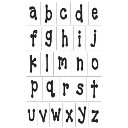 Stampila Rayher, silicon, Litere , dimensiuni 1,5-2 cm Stampila Rayher, silicon, Litere , dimensiuni 1,5-2 cm