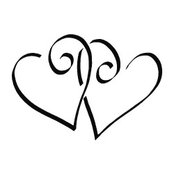 Stampila Rayher,, Two heart, 6x8 cm Stampila Rayher,, Two heart, 6x8 cm