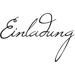 Stampila Rayher,, Einladung , 5x7 cm Stampila Rayher,, Einladung , 5x7 cm