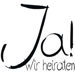 Stampila Rayher,, Ja! Wir heiraten, 6x6 cm Stampila Rayher,, Ja! Wir heiraten, 6x6 cm