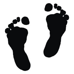 Stampila Rayher, din lemnFeet, 5x5cm, item 27702 Stampila Rayher, din lemnFeet, 5x5cm, item 27702