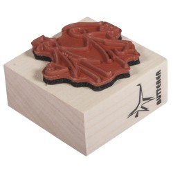 Stampila Rayher, din lemnStick figure bridal couple, 4x4cm, item 27806 Stampila Rayher, din lemnStick figure bridal couple, 4x4cm, item 27806