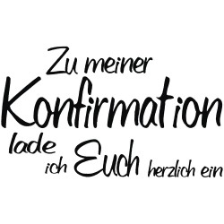 Stampila Rayher, Einladung Konfirmation , 5 cm Stampila Rayher, Einladung Konfirmation , 5 cm