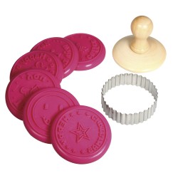 Stampile pentru biscuiti, 8 piese/set