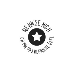 Stampila mini lemn "einzigartig!", 2cm Stampila mini lemn "einzigartig!", 2cm