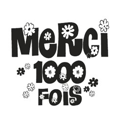 Stampila Rayher, Merci 1000 fois , 3 cm Stampila Rayher, Merci 1000 fois , 3 cm