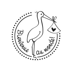 Stampila Rayher,, Bienvenue au monde! 3 cm Stampila Rayher,, Bienvenue au monde! 3 cm