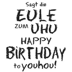 Stampila Rayher,, Birthday to you , 6 cm Stampila Rayher,, Birthday to you , 6 cm