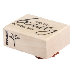 Stampila Rayher,, Find the beauty... , 4 cm Stampila Rayher,, Find the beauty... , 4 cm