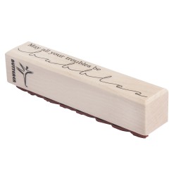 Stampila Rayher, May all your troubles... , 2 cm Stampila Rayher, May all your troubles... , 2 cm