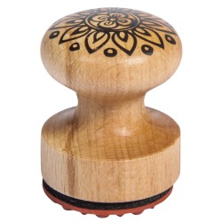 Stampila Rayher,, mandala florala, din lemn, 3cm o Stampila Rayher,, mandala florala, din lemn, 3cm o