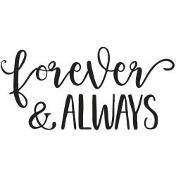 Stampila Rayher,, forever & Always , 12 cm Stampila Rayher,, forever & Always , 12 cm