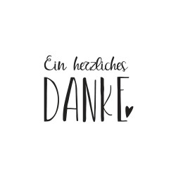 Stampila Rayher, Ein herzliches Danke Stampila Rayher, Ein herzliches Danke