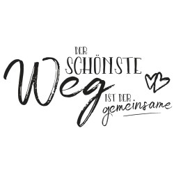 Stampila Rayher, Der Schonste Weg ist der..., 5x10cm Stampila Rayher, Der Schonste Weg ist der..., 5x10cm