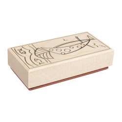 Stampila Rayher, "Mit Jesus in einem Boot", 5x10cm Stampila Rayher, "Mit Jesus in einem Boot", 5x10cm