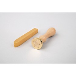 Ceara de sigiliu cu stampila Rayher Germania , stea, 2.5cm, auriu, 1 stampila, 1 ceara aprox.12g Ceara de sigiliu cu stampila Rayher Germania , stea, 2.5cm, auriu, 1 stampila, 1 ceara aprox.12g