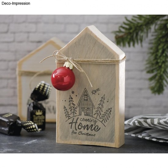 Stampila "Coming Home for Christmas" , 7x7 cm Stampila "Coming Home for Christmas" , 7x7 cm