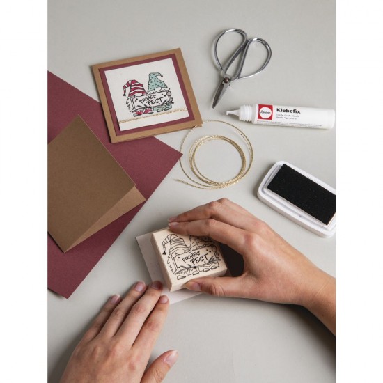 Stampila " Frohes Fest" , 6x6 cm Stampila " Frohes Fest" , 6x6 cm