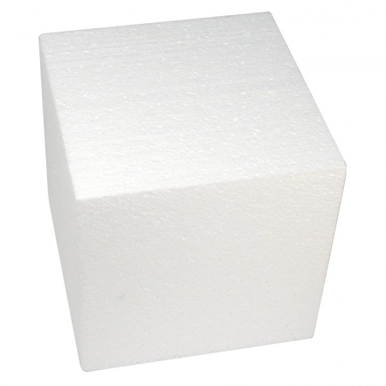 Cub polistiren , styrofoam Rayher, 20x20x20 cm