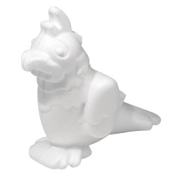 Papagal polistiren , styrofoam Rayher, 13x15 cm