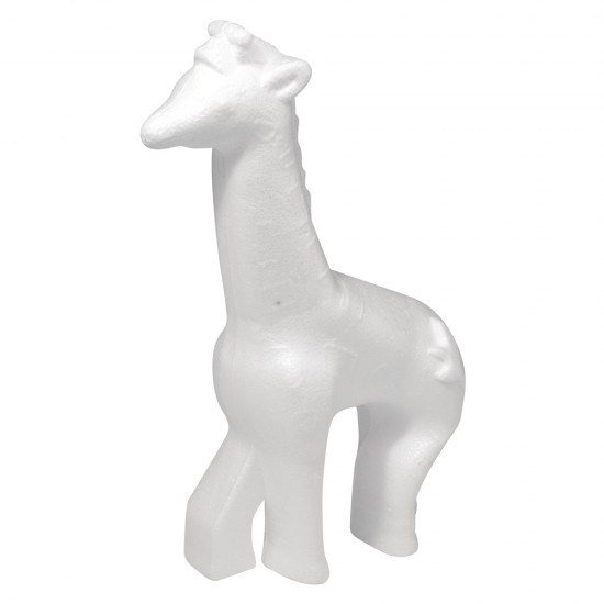 Girafa polistiren , styrofoam Rayher, 12x18 cm