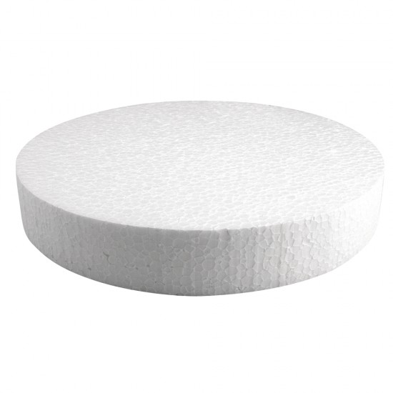 Disc polistiren , styrofoam Rayher, diam. 25 cm, inaltime 4 cm