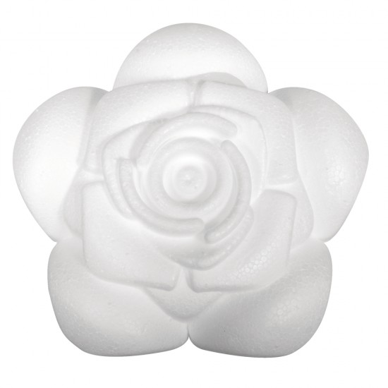 Trandafir polistiren , styrofoam Rayher, 9x3 cm
