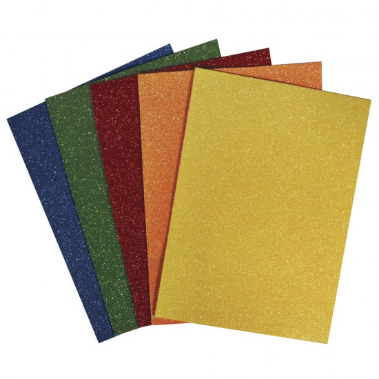 Carton buretat, coloured, 15x22x0.2cm, 5 colours, tab-bag 5pc